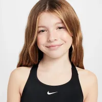Nike Swim Big дитячі (Girls') Racerback Bikini and шорти комплект колір чорний