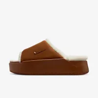 Nike Calm Elevation Fur жіноча Slides колір коричневий