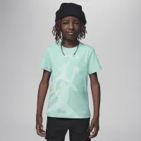 Nike Jordan Little детские Gradient Stacked Jumpman футболка цвет зеленый