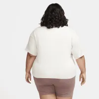 Nike Sportswear Classic женская футболка (большие размеры) цвет коричневый