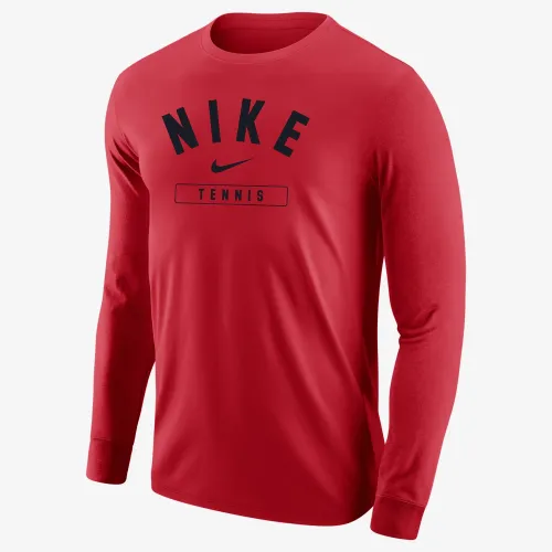Nike Tennis мужские Long-Sleeve футболка цвет красный