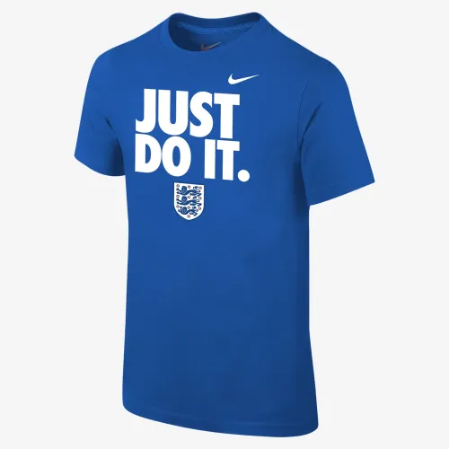 England Big Kids' Nike Core T-Shirt Blue