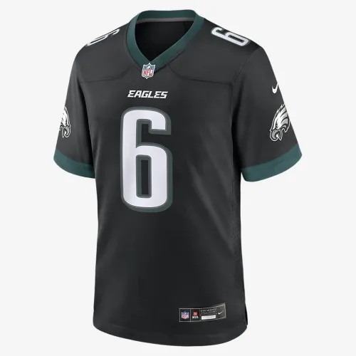 DeVonta Smith Philadelphia Eagles мужские Nike NFL Game Jersey цвет черный