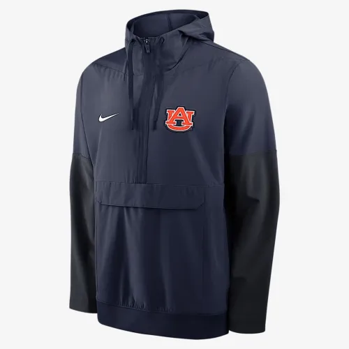 Auburn Anorak мужские Nike College 1/2-Zip Hooded Куртка синий