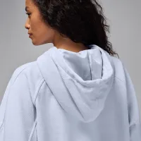 Nike Jordan Flight Fleece жіноча Full-Zip Толстовка з капюшоном колір сірий