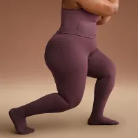 NikeSKIMS Matte жіноча З високою талією Footsie Grip лосіни колір червоний
