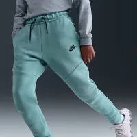Nike Sportswear Tech Fleece Big детские Joggers цвет зеленый