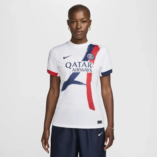 Paris Saint-Germain 2024/25 Stadium Away женская Nike Dri-FIT Soccer Replica Jersey цвет белый