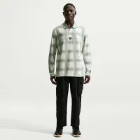 Nike Fairway Fresh мужские Dri-FIT Long-Sleeve Loose-Fit для гольфа Polo цвет зеленый