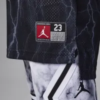 Nike Jordan23 Big дитячі Printed Jersey колір чорний