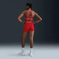 Nike Pro женская Light-Support Padded Sports Bra цвет красный