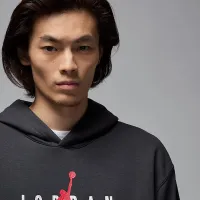 Nike Jordan Brooklyn Fleece мужские Pullover Толстовка с капюшоном цвет черный
