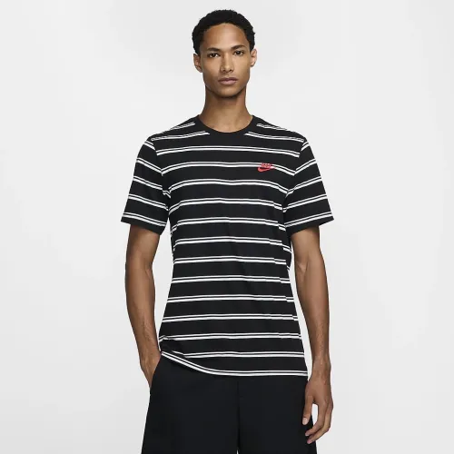 Nike Sportswear чоловічі Striped футболка колір чорний