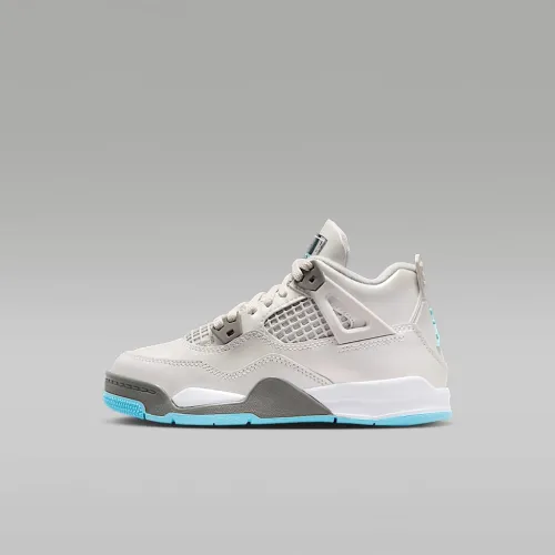 Nike Jordan 4 Retro Little детские Кроссовки цвет серый