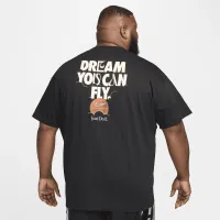 Nike мужские Max90 баскетбольные футболка цвет черный