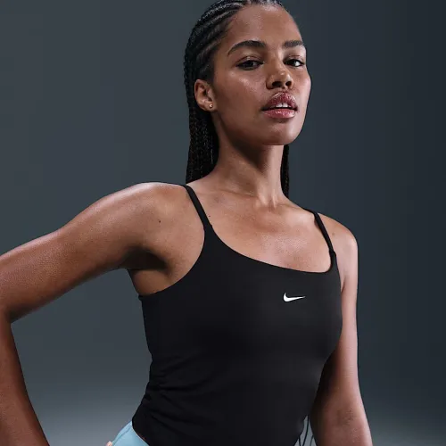 Nike One жіноча Dri-FIT Tank Top колір чорний