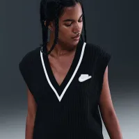 Nike Sportswear женская Waffle-Knit Vest цвет черный