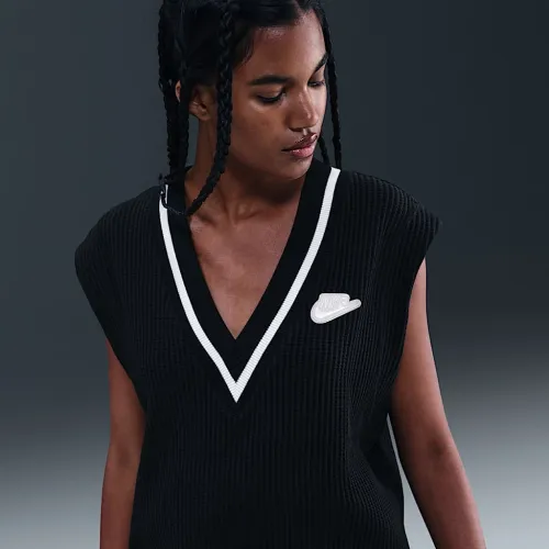 Nike Sportswear женская Waffle-Knit Vest цвет черный