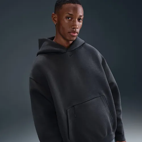 Nike Tech чоловічі Fleece оверсайз Толстовка з капюшоном колір сірий