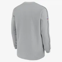 Las Vegas Raiders Sideline Coach Men’s Nike NFL Long-Sleeve Top цвет серый