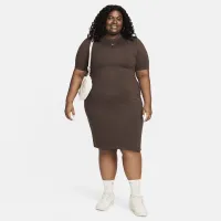 Nike Sportswear Essential женская Midi Костюм (большие размеры) цвет коричневый