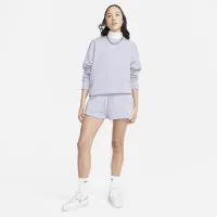 Nike Sportswear Phoenix Fleece жіноча З високою талією Loose шорти колір фіолетовий