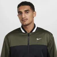 Nike для гольфа Club мужские Dri-FIT Full-Zip для гольфа Куртка цвет черный