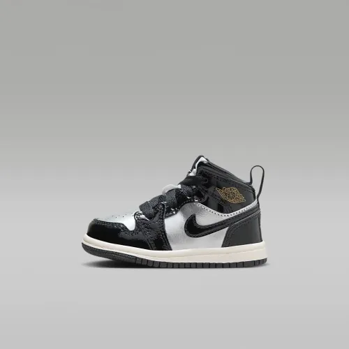 Nike Jordan 1 Mid SE Baby/Toddler Кросівки колір чорний