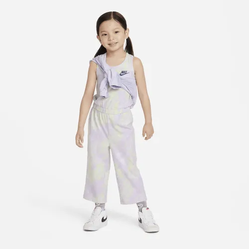 Nike Club Toddler Printed Jumpsuit колір фіолетовий