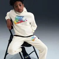 Nike Sportswear Club Fleece Big детские Joggers цвет коричневый