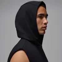 Nike Jordan Sport Crossover чоловічі Dri-FIT Sleeveless Pullover Толстовка з капюшоном колір чорний
