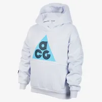 Nike ACG Icon Fleece Big дитячі Pullover Толстовка з капюшоном колір сірий