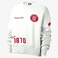 Ohio State женская Nike College Crew-Neck свитшот цвет белый