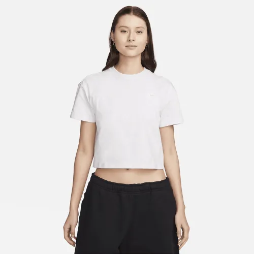Nike Solo Swoosh жіноча футболка колір коричневий