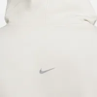 Nike Yoga Luxe женская Cropped Fleece Толстовка с капюшоном цвет коричневый