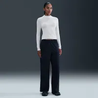 Nike Sportswear Chill Knit жіноча Slim Long-Sleeve Mock-Neck футболка колір білий