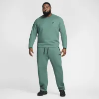 Nike Sportswear Tech Fleece мужские Crew цвет зеленый