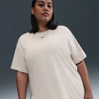 Nike Sportswear Essential жіноча футболка (великі розміри) колір сірий