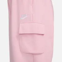Nike Sportswear Club Fleece женская Mid-Rise оверсайз Cargo Sweatpants Pink