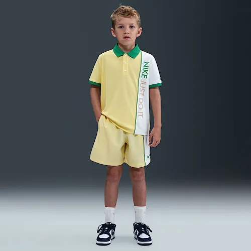 Nike Net Dri-FIT Little дитячі 2-Piece шорти комплект Yellow