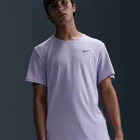 Nike Miler чоловічі Dri-FIT UV Short-Sleeve Running Top колір фіолетовий