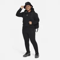 Nike Sportswear Tech Fleece Big дитячі (Girls') Joggers (Extended Size) колір чорний