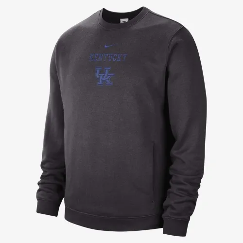 Nike College Club Fleece (Kentucky) чоловічі світшот колір чорний