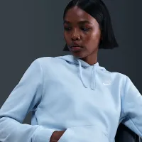 Nike Sportswear Club Fleece жіноча Pullover Толстовка з капюшоном блакитний