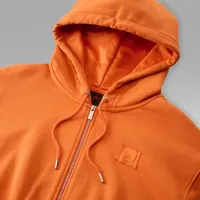 Nike Jordan Flight Fleece женская Cropped Satin-Lined Толстовка с капюшоном Orange