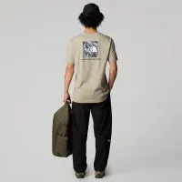 Футболка The North Face колір червонийbox Celebration 0A8A3R9IT1 - бежева