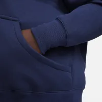 Nike Sportswear Phoenix Fleece женская оверсайз Pullover Толстовка с капюшоном (большие размеры) синий