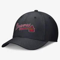 Atlanta Braves Everцвет зеленый Swoosh мужские Nike Dri-FIT MLB Hat синий