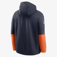 Denver Broncos Sideline Team Issue Club чоловічі Nike NFL Pullover Толстовка з капюшоном блакитний