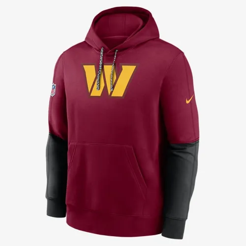 Washington Commanders Sideline Team Issue Club мужские Nike NFL Pullover Толстовка с капюшоном цвет красный